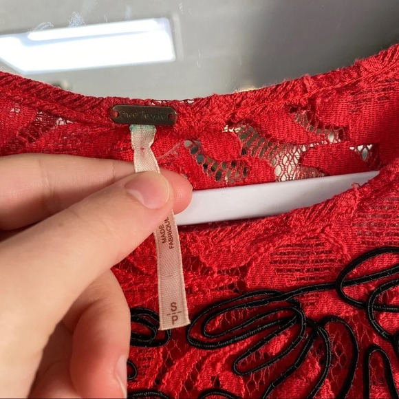 Free People Lace Mini Dress - Picture 2 of 4